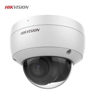 - Hikvision DS-2CD2146G2-I Ārtelpu IP67 HD 4MP IR AcuSence Fixed Dome IP kamera 2.8mm Balta
