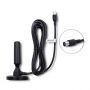 Qoltec 57016 Universāla TV antena DVB-T2 ar 3m Vadu IP67 Melna