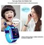 Riff Q12 See Me Wi-Fi / Sim GPS ekošanas Bērnu Pulkstenis ar balss zvanu čatu un Kameru Zils