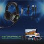 Kubite K15 Pro Noise-Off Spēļu Austiņas 40m draiveri 2.1m Vads 1x 3.5mm audio / mic + USB Melna