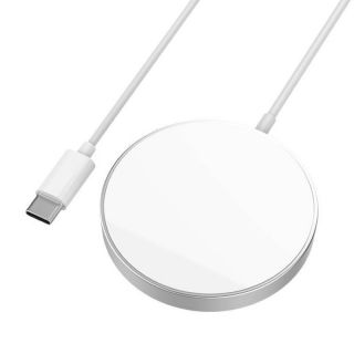 - Ātrās 15W Pārraides Universāls Bezvadu Qi Lādētājs Paliknis DC 5-9V 2A ar USB C Melns 1