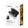 PM1050B Sporta & Gym Super-Fit TWS Bluetooth 5.0 Stereo Auztiņas ar HD Mik. LED uzlādes makue Melna