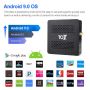 TOX1 X3 4K Multimedia atkaņotājs Smart TV Box 4GB +32GB Android 9.0 ar Bluetooth & Wi-Fi Melns