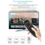 Riff G10s Universāla Smart TV PC Android TV Bezvadu / IR Pults Balss asistentu un giroskopu Melna