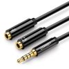 dažadas - Ugreen 20899 Aux Vada Adaperis Spliteris 2x 3.5mm Ligzda  Audio & ...» 