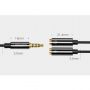 Ugreen 20899 Aux Vada Adaperis Spliteris 2x 3.5mm Ligzda Audio & Mikrofons uz 3.5mm Spraudnis 20cm