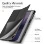 Dux Ducis Domo Maks ar statīvu un Miega gudru funkciju Samsung Galaxy Tab S7 FE 5G 12.4'' T730 Melns