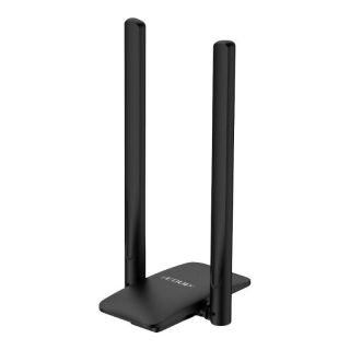 - EEdup EP-AC1691 USB 3.0 WiFi 1300MBps 11AC Divu joslu 2.4 / 5.8Ghz Wireless Adapteris ar 2x antenām Melns