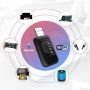 Edup EP-AC1681 2in1 USB WiFi Divu joslu 2.4 / 5.8Ghz 1200Mbps 11AC Wireless & Bluetooth 4.1 Adapteris Melns