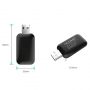 Edup EP-AC1681 2in1 USB WiFi Divu joslu 2.4 / 5.8Ghz 1200Mbps 11AC Wireless & Bluetooth 4.1 Adapteris Melns