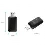 Edup EP-AC1681 2in1 USB WiFi Divu joslu 2.4/5.8Ghz 1200Mbps 11AC Wireless & Bluetooth 4.1 Adapteris Melns