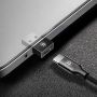 CATJQ-A01 Datu & Uzlādes Adapteris Stick USB spraudnis uz USB-C Type-C ligzda 2.4A Max Melns