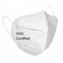 BM FFP2 ISO Sertificēta 5-slāņu Aizsargājoša Sejas maska Respirators Komforta forma  2gab  Balta