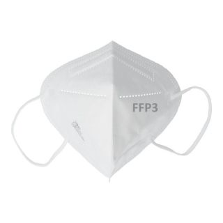 - iWear FFP3 6-slāņu Aizsargājoša Sejas maska Respirators Komforta forma 1gab Balta