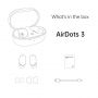 Redmi Airdots 3 Stereo BT 5.2 Bezvadu Hi-Fi Austiņas ar HD Mik un Ātrās Qualcomm Uzlādes Maku Melnas