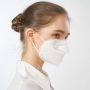 WE FFP2 CE2834 Sertificēta 5-slāņu Aizsargājoša Sejas maska Respirators Komforta forma 20gab Balta