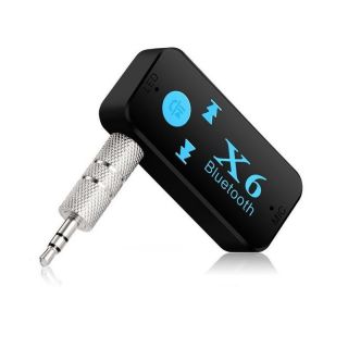 - Riff BT-X6 Car FM Bluetooth Transmiteris ar 3.5mm Audio pieslēgumu + Mikrofona savienojumu + Micro SD Melna