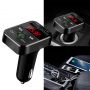 Riff CAR-B2 Bluetooth FM  /  MP3 Transmiteris Auto lādētājs 2x USB QC3.0 3.1A Melns