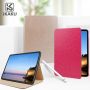 iKaku Plain Eco-Leather Moderns Planšetdatra maks ar stendu Samsung Galaxy Tab A7 10.4'' T505  /  T500 Rozā