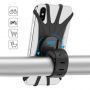 iWear Bike & Scooter Universal Frame Mount Grip Smartphone Rubber Fix Holder 4-6.7'' LCD Black melns