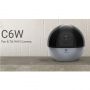 C6W 4MP WDR Video Stīminga Gudrā Mājas kamera ar motorizētu zoom sekošanas funkciju Wi-Fi Micro SD Pelēka