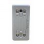 Riff YM-407S Mega Power Bank Lādētājs 2x USB 2.1A Max Izejas / Micro USB + USB-C Ieejas + 3 Kabeļi Balta