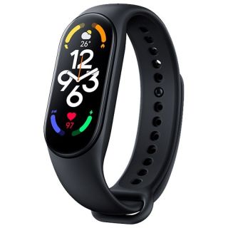 - Mi Band 7 Fitnesa Aproce 2in1 Sirds Monitors un Pulkstenis ar Oled Displeju & Skārienjūtīgu paneli Melns BHR6006EU