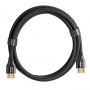 Vayox VA0030 Hdmi 2.1 Vads 1.5m male / male pīts 8K 60Hz  /  4K 120Hz 3D HDR ARC 48Gbps Melns