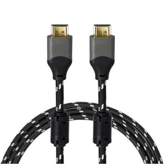 - Libox LB0195 Hdmi 2.0 Vads 5m male / male pīts + filtrs 4K 60Hz 3D HDR ARC 18Gbps Melna