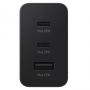 EP-T6530NBE 65W 3.5A Trio ar 2x Type-C un USB Ligzdu PD 3.0 Super Ātrs Lādētājs Melns EU Blister