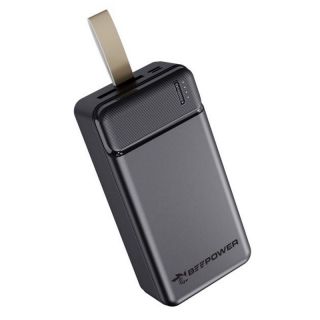 - BeePower BP-30 30000mAh Mega Power Bank Lādētājs 2x USB 2.1A Max Izeja  /  USB-C Micro Ieeja Melna