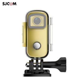 - C100 Mini HD Soc tīklu Aktivitāšu un Sporta kamera 30m Magnētisku korpusu Wi-Fi Live režīmu Dzeltena
