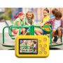 FunCam F1 Digitālā Kamera Bērniem 5MP 720p HD 2.0'' LCD 800mAh Batereja Dzeltena