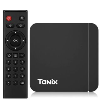 - Tanix W2 4K Multimedia atkaņotājs Smart TV Box 2GB +16GB Android 11 ar Bluetooth & Dual Wi-Fi Melns