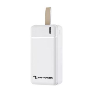- BeePower BP-30 30000mAh Mega Power Bank Lādētājs 2x USB 2.1A Max Izeja  /  USB-C Micro Ieeja Balta