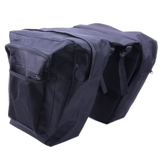 - Divu nodalījumu Mitruma izturīga Velo bagāžnieka soma 12L 31cmx31xcmx16cm Melna