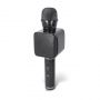 Maxlife MX-400 Premium Karaoke Prieka Efektu Mikrofons ar skaļruņiem & Ierakstu Micro USB AUX Melns