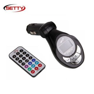 - Setty Auto FM Modulātors 4in1 USB  /  SD  /  Micro SD Slot  /  Aux 3.5mm atbalstu + Plāna pults