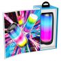 HC8 TWS 10W RGB 360 Apgaismojuma Bluetooth Skaļrunis FM Radio  /  Micro SD  /  AUX  /  USB Zvans Melna