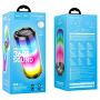 HC8 TWS 10W RGB 360 Apgaismojuma Bluetooth Skaļrunis FM Radio  /  Micro SD  /  AUX  /  USB Zvans Melna