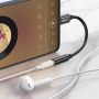L54 USB-C uz 3.5 mm Ligzda AUX Adapteris DAC 24 bit 48 KHz Melna
