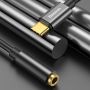L54 USB-C uz 3.5 mm Ligzda AUX Adapteris DAC 24 bit 48 KHz Melna