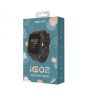 IGO 2 JW-150 Fitnesa Viedpulkstenis ar Full Touch 1.3'' IPS Asinsspiediena & Pulsa mēr.  /  Soc. tīkliem Melna