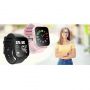 IGO 2 JW-150 Fitnesa Viedpulkstenis ar Full Touch 1.3'' IPS Asinsspiediena & Pulsa mēr.  /  Soc. tīkliem Melna