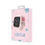 IGO 2 JW-150 Fitnesa Viedpulkstenis ar Full Touch 1.3'' IPS Asinsspiediena & Pulsa mēr.  /  Soc. tīkliem Rozā