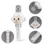 Maxlife MX-100 Karaoke Prieka Efektu Mikrofons ar skaļruņiem & Ierakstu Micro USB AUX Balts