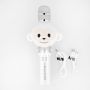 Maxlife MX-100 Karaoke Prieka Efektu Mikrofons ar skaļruņiem & Ierakstu Micro USB AUX Balts