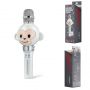 Maxlife MX-100 Karaoke Prieka Efektu Mikrofons ar skaļruņiem & Ierakstu Micro USB AUX Balts