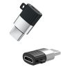 Viss planšetdatoriem - XO NB149-A Vada Adapteris Konverteris no Micro USB uz USB-C Melna 