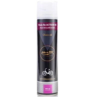 - BikeOnWax Chain re-action eļa Viegli uzklājas & izstrādāta ikdienas lubrikants ķēdes smērēšanai 400ml Aerosols